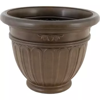 Горшок-кашпо цветочный Тек.А.Тек Istria 45 h40 см v40 л пластик коричневый