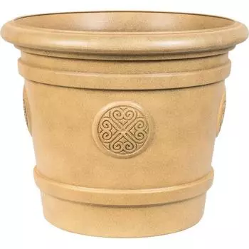 Горшок-кашпо цветочный Тек.А.Тек Medallion 60 v80 л пластик коричневый
