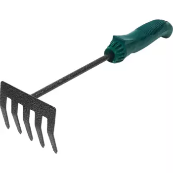 Грабли садовые Новосад 33см пластик цвет серый