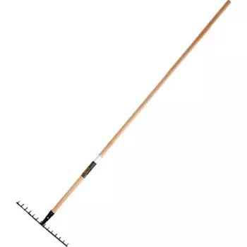 Грабли универсальные Fiskars Pro 14 зубьев 155 см сталь с черенком