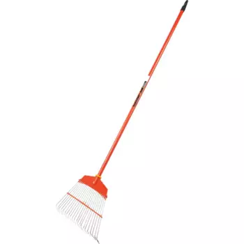 Грабли веерные Amigo 22 зуба 145 см оцинкованная сталь с черенком