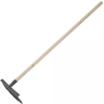 Грабли витые 12 зубьев 130 см сталь, с черенком