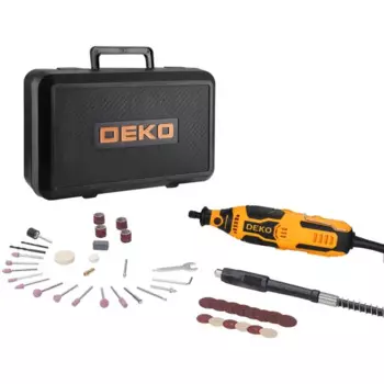 Гравер сетевой Deko ZKRT200E, 200 Вт и набор насадок 43 шт.