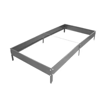 Грядка оцинкованная 70x200 см цвет серый