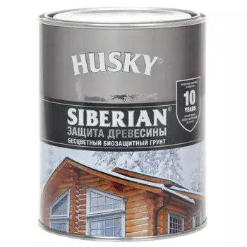 Грунт для дерева Husky Siberian цвет бесцветный 0.9 л