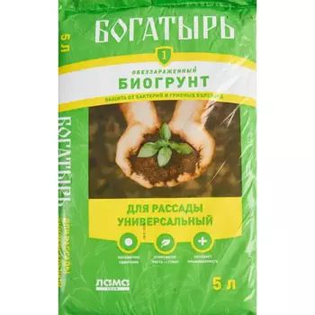 Грунт универсальный Богатырь для рассады 5 л
