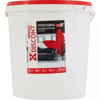 Грунт универсальный Ореол Дисконт прозрачная 10 кг