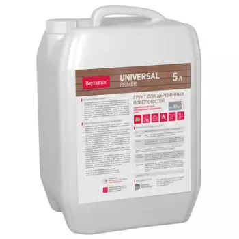 Грунтовка для дерева Bayramix Universal Primer прозрачный 5 л