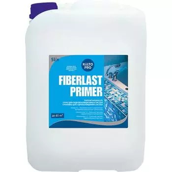 Грунтовка-концентрат 1:1 для влажных помещений Kiilto Fiberlast Primer 5 л
