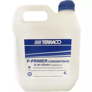 Грунтовка концентрат Terraco p-primer Concentrate 4 л