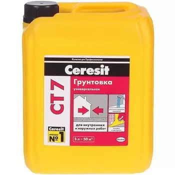 Грунтовка универсальная Церезит CT7 5 л
