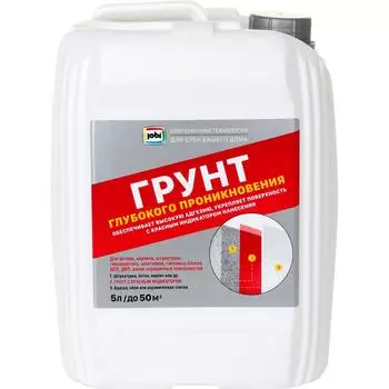 Грунтовка универсальная Jobi с индикатором 5 л