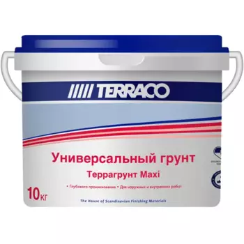 Грунтовка универсальная Terraco Террагрунт Maxi 10 кг