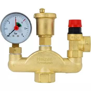 Группа безопасности Heizen, 3/4", латунь CW617N