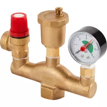 Группа безопасности Vaxt 1" со сбросником 3/4" латунь