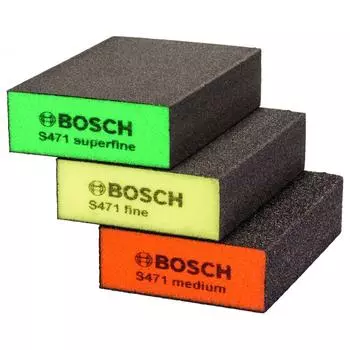 Губки абразивные Bosch Best For Flat 69x97x26 мм 3 шт.