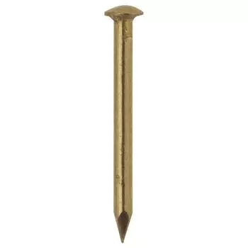 Гвоздь 0.9х12 мм, латунь, 15 шт.
