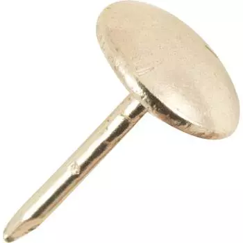 Гвоздь мебельный латунированный, 50 шт.
