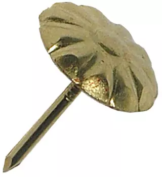 Гвозди декорированные «Ромашка» латунированные 2x10.5 мм, 100 шт.