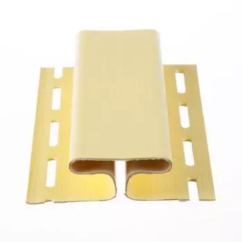 H-профиль для сайдинга 3 м цвет желтый