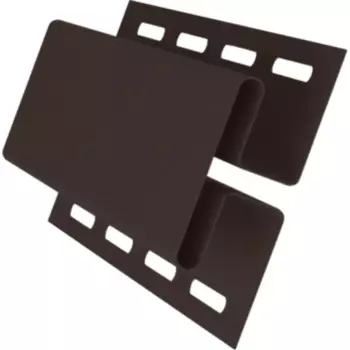 H-профиль для сайдинга Monlid цвет коричневый