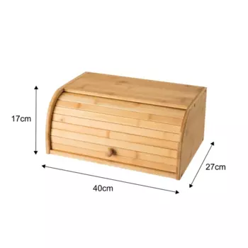 Хлебница 40x27x16.8 см бамбук цвет бежевый