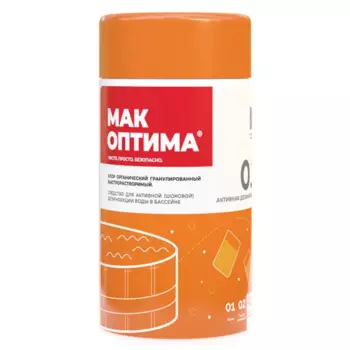 Хлор быстрорастворимый Мак Оптима 480 г