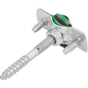 Хомут для труб Mayer 1/4" 11-15 мм со шпилькой 8x60 и дюбелем гайка M8