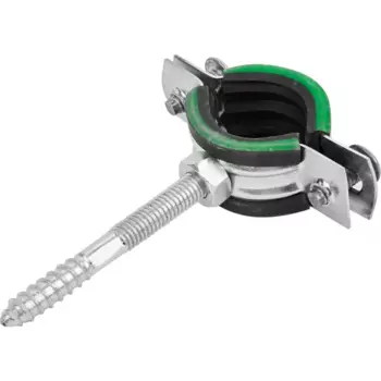 Хомут для труб Mayer 3/4" 25-28 мм со шпилькой 8x70 и дюбелем гайка M8