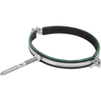 Хомут для труб Mayer 6" 162-170 мм ссо шпилькой 10x100 и дюбелем гайка М10