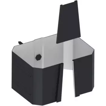 Хомут для трубы стальной 76 мм 102 мм цвет серый