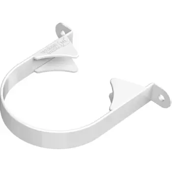 Хомут для водосточной трубы Технониколь Оптима 120x80 мм белый