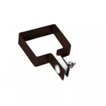 Хомут для забора Grider 60x40 мм М6 сталь RAL 8017 коричневый
