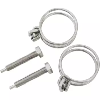 Хомут двойной 35 мм BOUTTE, нержавейка, 2 шт.