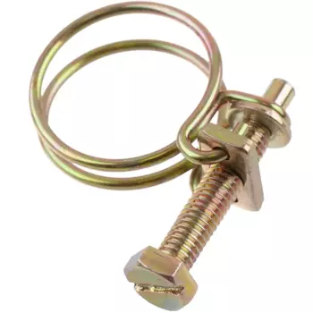 Хомут проволочный 25-30 мм, оцинкованный, 2 шт.