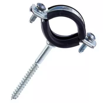 Хомут с креплением на шуруп 3/4" 25-28 мм