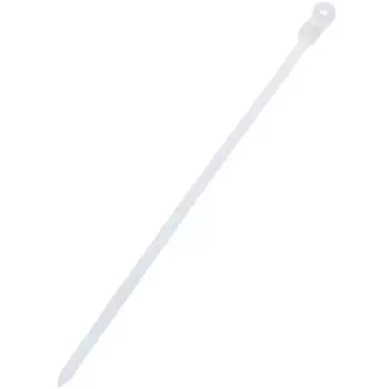 Хомут-стяжка с монтажным отверстием 4.8х200 мм, 100 шт.