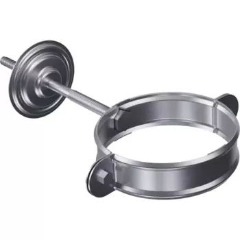 Хомут универсальный Dacha Stal 90 мм оцинкованный