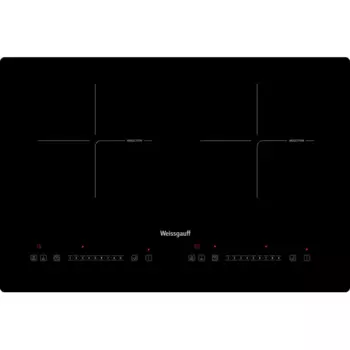 Индукционная варочная панель Weissgauff HI 412 H 61 см 2 конфорки цвет черный
