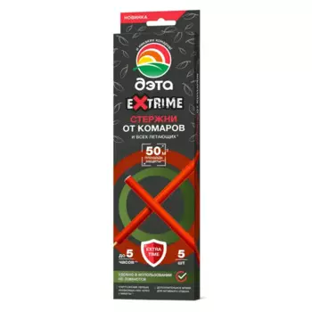 Инсектицид для защиты от комаров Дэта Extrime стержни 5 шт.