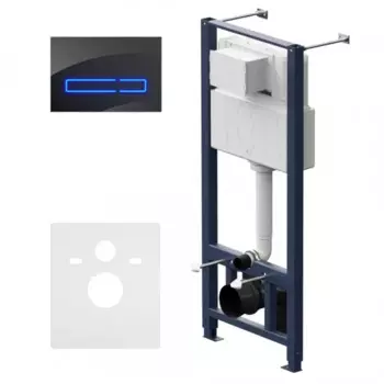 Инсталляция для подвесного унитаза AM.PM Pro I012704.50A38 с кнопкой Touchless цвет черный