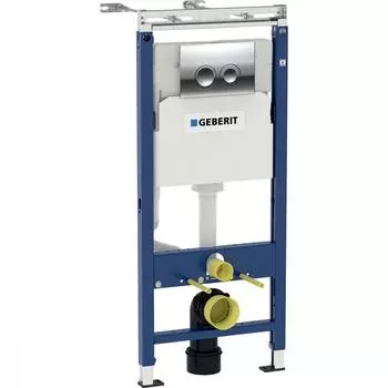 Инсталляция Geberit Delta Платтенбау 458.123.21.1 с клавишей Delta21 цвет хром