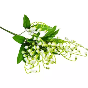 Искусственная ветка Букет ландышей 40 см
