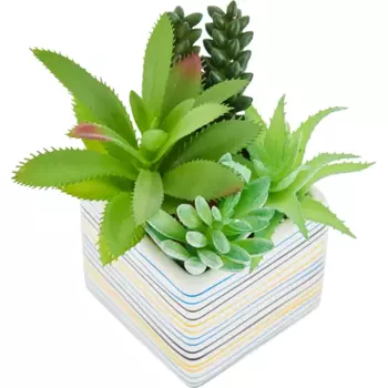 Искусственное растение Суккулент h14 см