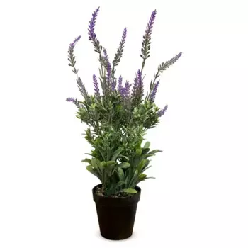 Искусственное растение в горшке Лаванда 18 h50 см