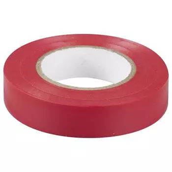 Изолента IEK 19 мм 20 м ПВХ цвет красный