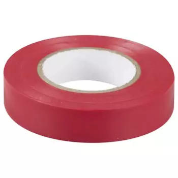 Изолента IEK Home 15 мм 20 м ПВХ цвет красный