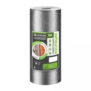 Изоляция отражающая Isodom 5мм ВПЭ, лавсан 15 м