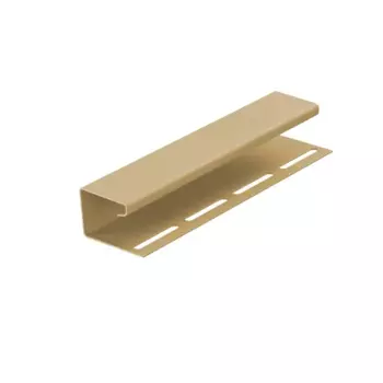 J-профиль для фасадных панелей Monlid цвет бежевый 3 м
