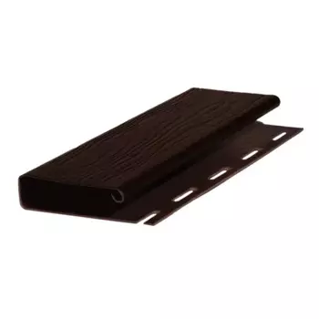 J-Профиль для фасадных панелей Monlid широкий цвет коричневый